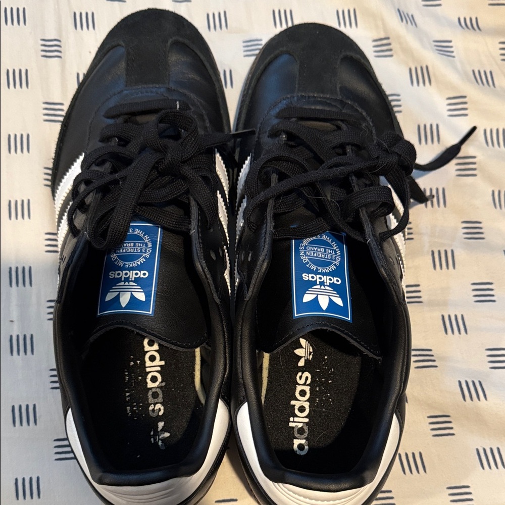 Adidas Classic Black and White Trainers